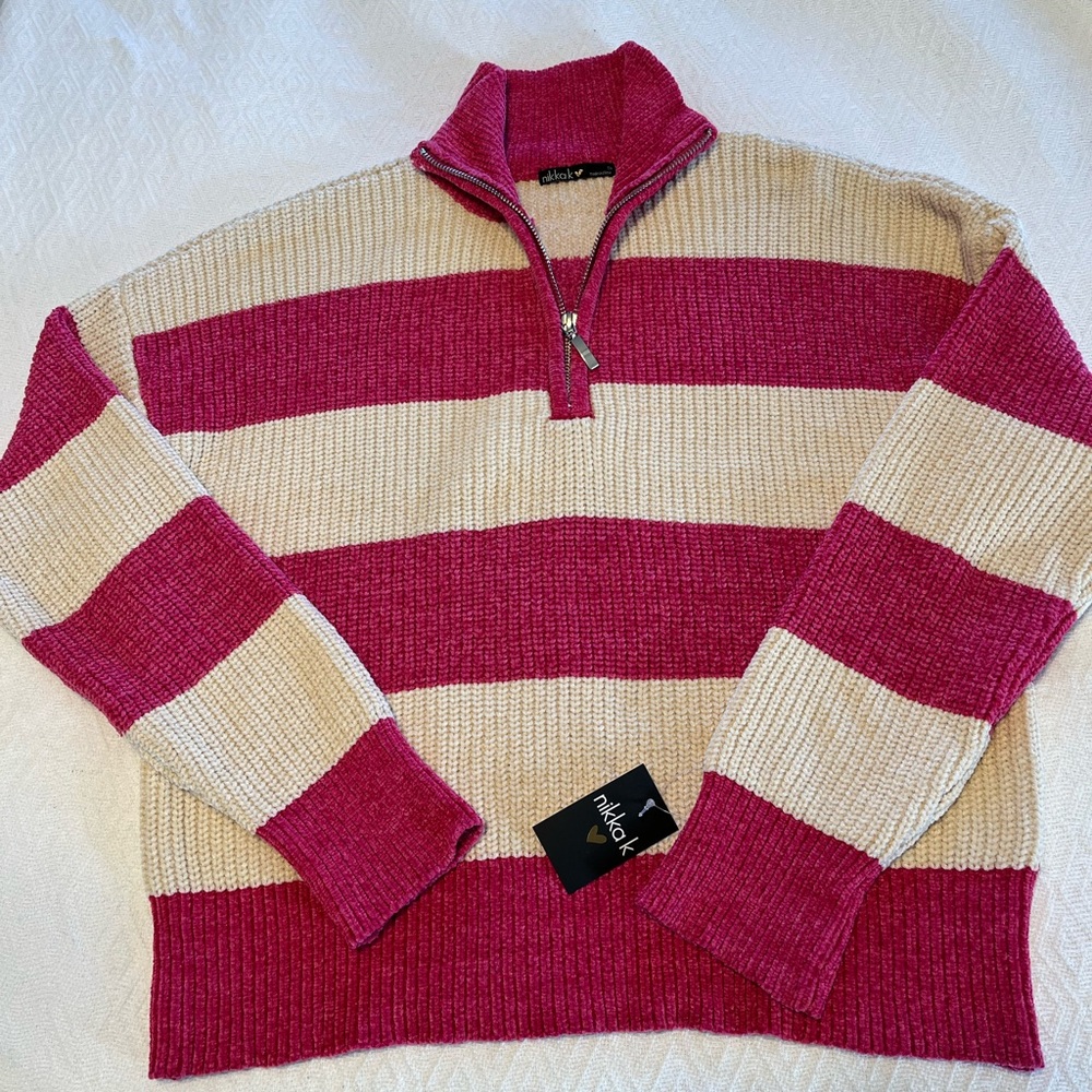 NWT - Nikka K Striped Sweater